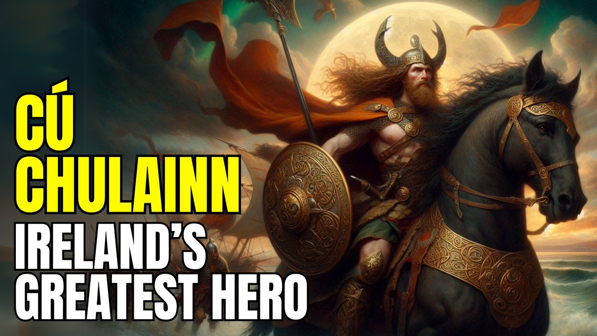 mythosview's tweet photo. CÚ CHULAINN | THE LEGENDARY HERO OF IRELAND |  CELTIC MYTHOLOGY’S GREATE... https://t.co/qko41dgH6h #CelticMythology #IrishHero #CúChulainn #MythosView https://t.co/c80qUYUEEr