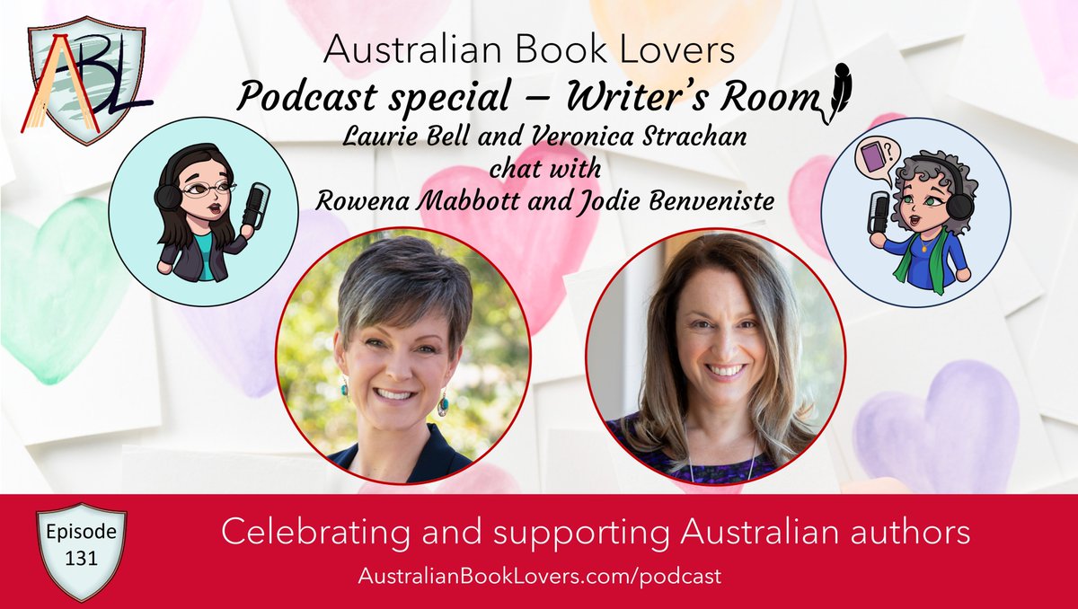 Australian Book Lovers (@australianbooks) on Twitter photo In ep131 <a href="/truedialogue/">V. E. Patton (Strachan)</a> & <a href="/LaurienotLori/">Laurie Bell 🤯🌡🌌🔎💉🚀👩💻</a> chat with Rowena Mabbott & Jodie Benveniste about happily ever afters, Aussie settings, simpler times, youth mental health and healing. Great insights & experience .
#ReadMoreAussieBooks #RomanceWriters #Podcasts #AusWrites In ep131 <a href="/truedialogue/">V. E. Patton (Strachan)</a> & <a href="/LaurienotLori/">Laurie Bell 🤯🌡🌌🔎💉🚀👩💻</a> chat with Rowena Mabbott & Jodie Benveniste about happily ever afters, Aussie settings, simpler times, youth mental health and healing. Great insights & experience .
#ReadMoreAussieBooks #RomanceWriters #Podcasts #AusWrites