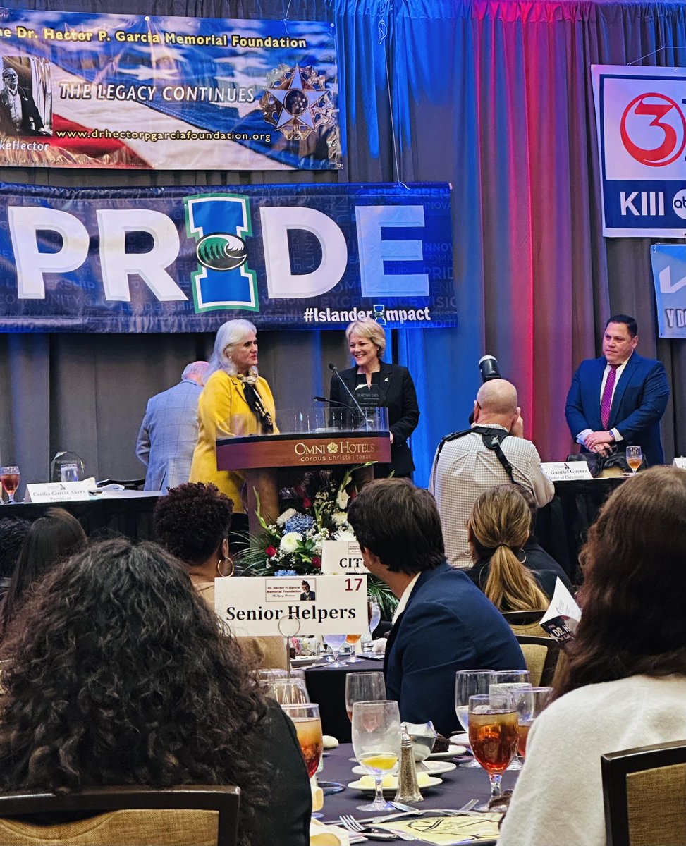 Today we celebrated the life and legacy of the late Dr. Hector P. Garcia. Keynote speaker TAMU-CC President Dr. Kelly Miller eloquently enumerated his many significant contributions. In the words of Dr. Garcia, “Education is our freedom and freedom should be everyone’s business.”