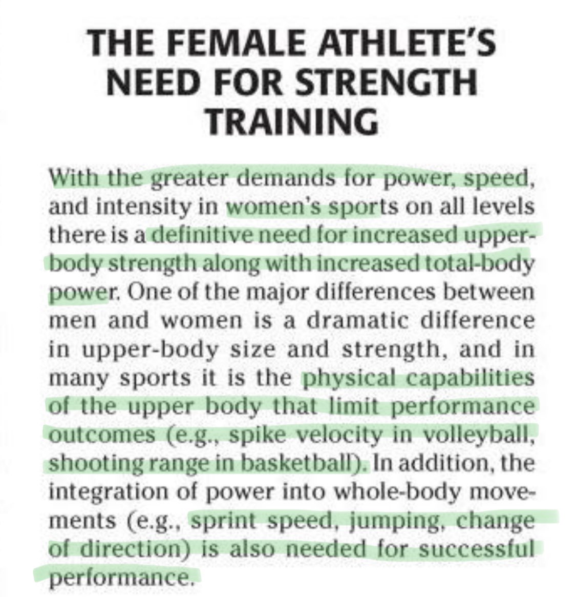 Strength Training is the lowest hanging fruit for Female Athletics.

Most schools and programs aren’t doing it... AND even less are doing it correctly.

If you’re serious about building and sustaining a successful Athletic program, Strength Training is a foundational part.