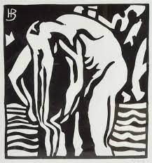ZaharaBluCom's tweet photo. Born #onthisday1894 Horace Brodzky Australian-born #artist & writer Created most work in London & New York Embraced #paintings #drawing Back in England he was early pioneer of #linocuts Made no initial studies carefully erased pencil outline to give impression of spontaneity https://t.co/gddzhknErU