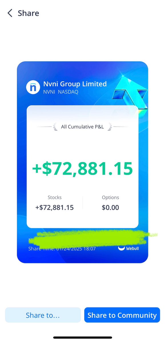 WiseTrades's tweet photo. @PlayBookTrades I have no words to express the amount of gratitude I have for you my brother.

I followed the plan you laid out for $NVNI, took your teachings, followed the trend, and was super confident in the setup.

Never thought I could ever make this much in one sitting I am shaking https://t.co/rUAMdAQa66