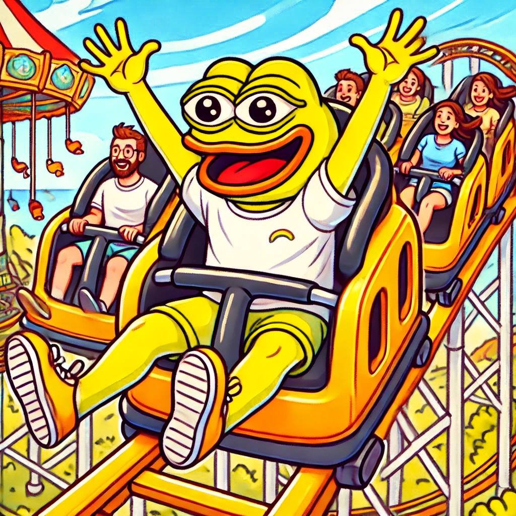 engrmlr's tweet photo. @SchmuneyBidness @kaseyflynn_mp4 @Fityeth @YellowPepeYELPE @Rep100x @LaughingAtMeNow @AgencyLaser @cryptojourneyrs @gianinaskarlett @justinsuntron @fuelkek @GeoffO7 @HTX_Global @Degen_Hardy @Pepe_CZBinance @IZADI @degenIzzy Riding the $YELPE rollercoaster like a pro! 🚀 Bullish vibes all the way up! 🐸💪 @YellowPepeYELPE https://t.co/yof4dBkNYm