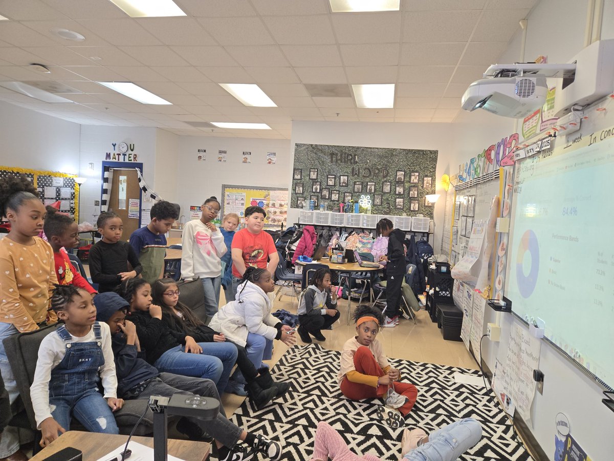 After every quick check and unit assessment, my Scholars want to review their data "donut." Our goal is to have our donut at least 50% blue. Today, we reviewed our ELA quick check donut and discussed what we noticed, wondered, and our next goal.