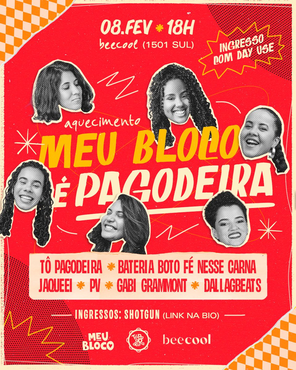 🚨 *CHAMA TODO MUNDO!*🚨
Chama o povo de casa, as amigas mais loucas, chama a rapaziada!! 
Você piscou e o lote promocional acabou 🫠
MAAAS NÃO TEM NADA NÃO,
1° lote disponível R$ 40,00, ainda dá direito a um day use no Bee Cool. 🏖
⚠️ Garanta o seu agora 
shotgun.live/pt-br/events/m…