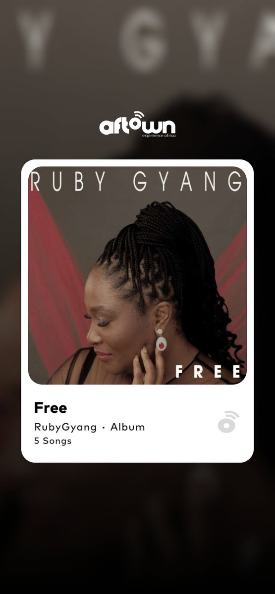 aftownmusic's tweet photo. After a seven year hiatus Nigerian R&B artist @rubygyang is back with a new EP #Free. A powerful 5-track EP that’s serves a personal reflection of Ruby’s own struggles and triumphs.

Streaming now on aftown 🎶 https://t.co/RW9uNTe1S4

#FreeWithRuby #NewMusic #RubyGyang #aftownNaija