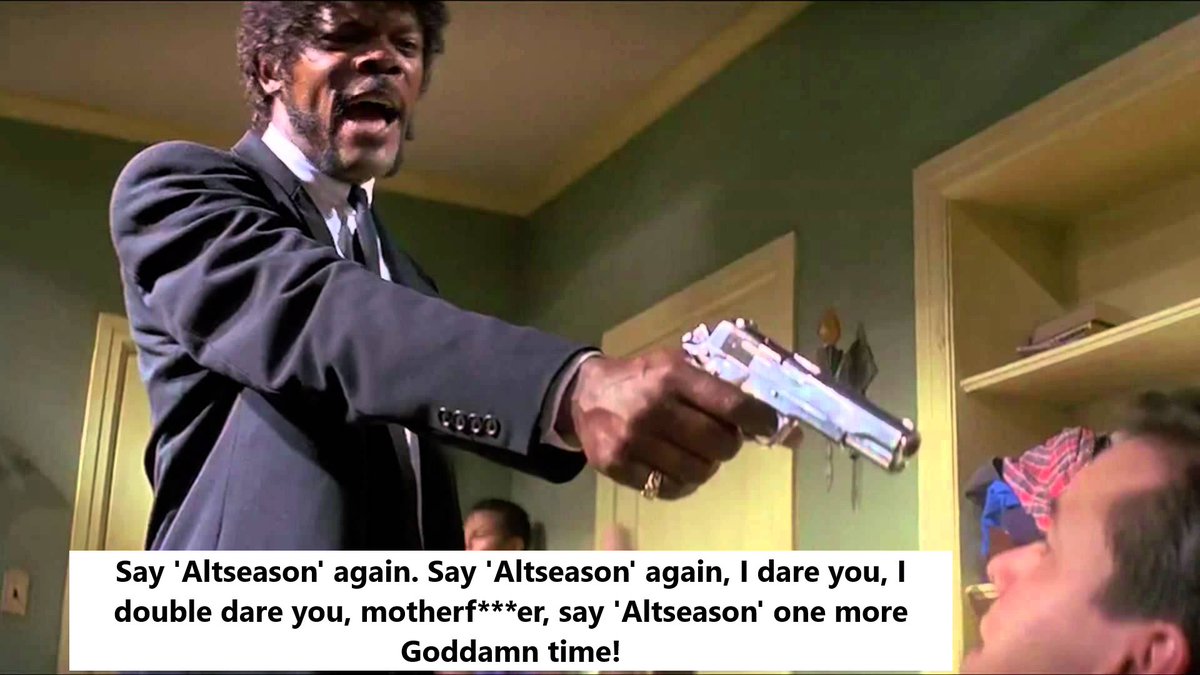 If I see someone say #altseason again..
#BTC