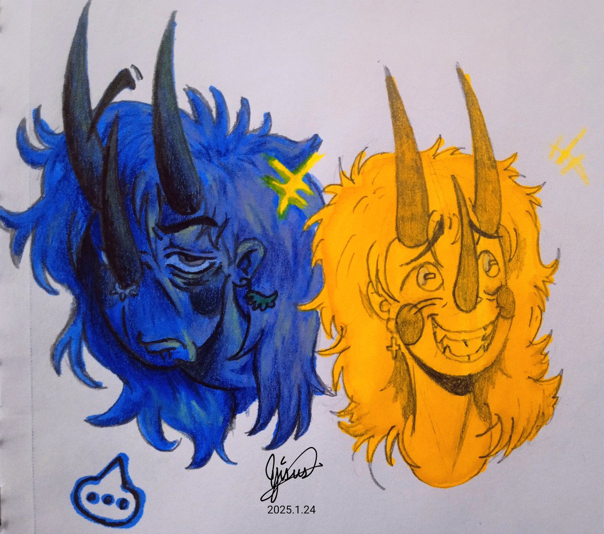 AddamsYisus's tweet photo. "Everything's fine
But I wish you could just leave me alone"
A continuation from this drawing?????
I GUESS????

#rkgk #oc #ocart #traditionalart #doodle #art #sona #artmoots https://t.co/DJu8SyLpej