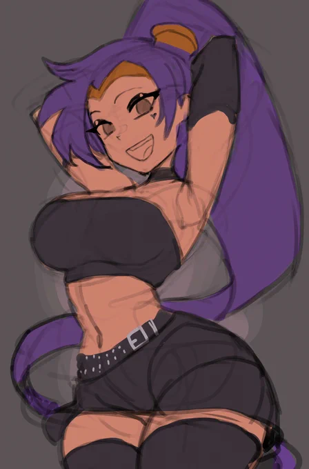 Emo Shantae flats WIP 