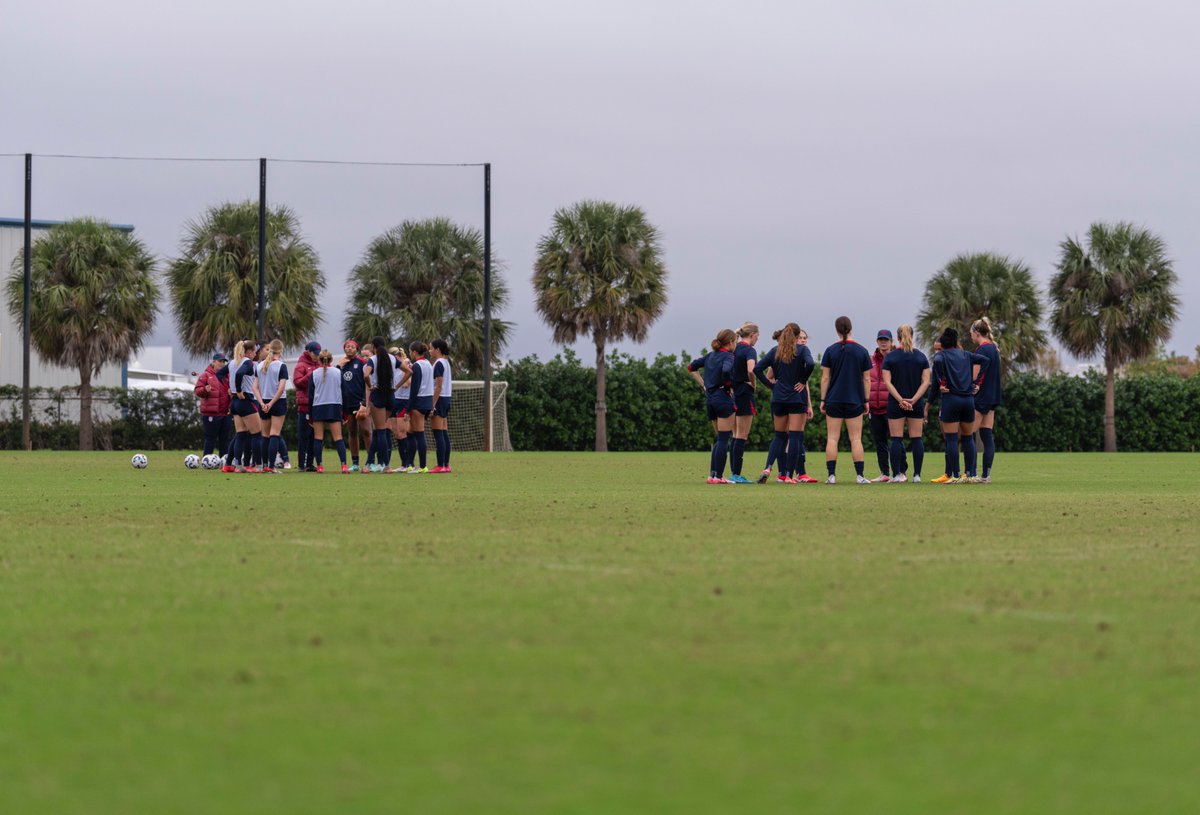 USYNT's tweet image. U.S. Soccer will move the #U17WNT and #U16GNT training camps from Chula Vista, Calif. to Mesa, Ariz., due to wildfires near the training facility in south San Diego. 

The concurrent camps will be shifted forward one day and will now take place from January 27-February 3.