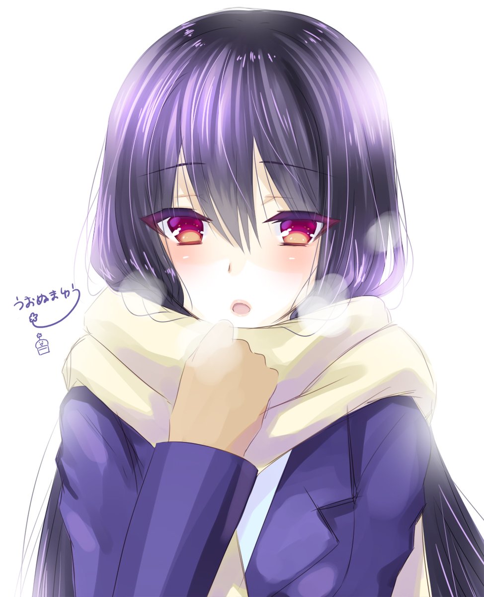 「今日、寒いねおはようございます今日は寒い><おこもりして漫画描くぞー昨日は何か筆」|うおぬまゆうのイラスト