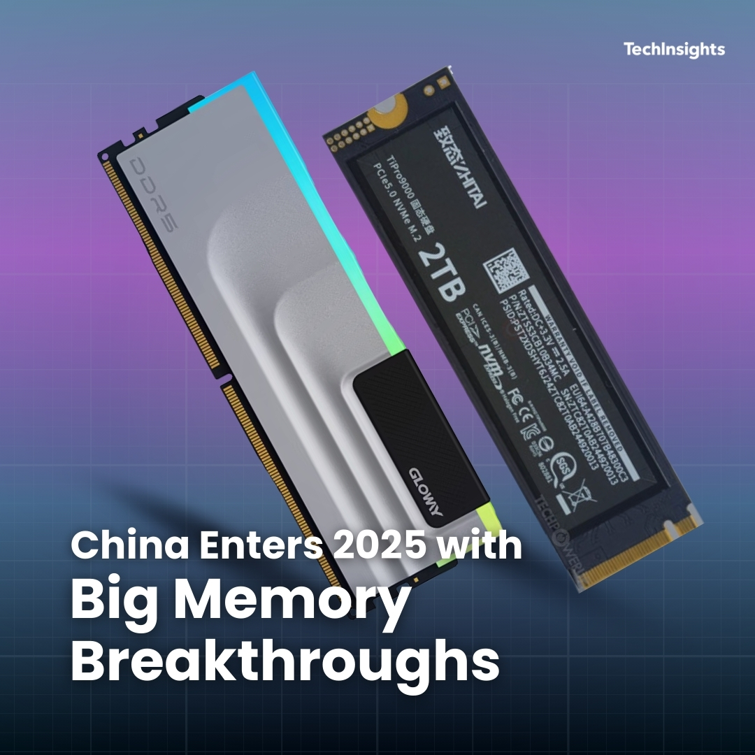techinsightsinc's tweet photo. Not one, but two advanced memory developments confirmed out of China’s Yangtze Memory Technologies Corporation (#YMTC) and ChangXin Memory Technologies (#CXMT). 👉 https://t.co/yHtrtiTIw7 https://t.co/mU2rUqfHlK