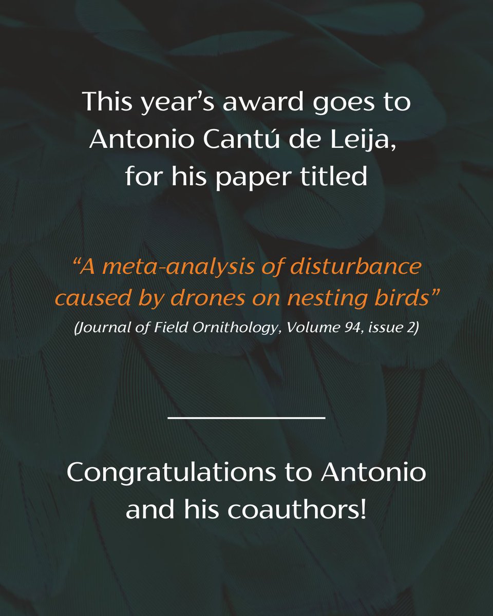 Association of Field Ornithologists tweet media