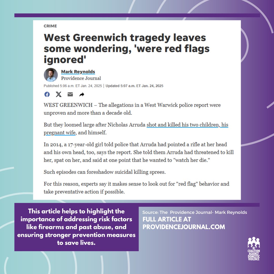 RICADV (@ricadv) on Twitter photo Thank you, <a href="/mrkrynlds/">Mark Reynolds</a>, for shedding light on recognizing red flags, addressing risk factors like firearms and past abuse, and emphasizing the need for stronger prevention to save lives. Read more: ow.ly/n8ku50UMUao #DVPrevention #EndDV Thank you, <a href="/mrkrynlds/">Mark Reynolds</a>, for shedding light on recognizing red flags, addressing risk factors like firearms and past abuse, and emphasizing the need for stronger prevention to save lives. Read more: ow.ly/n8ku50UMUao #DVPrevention #EndDV