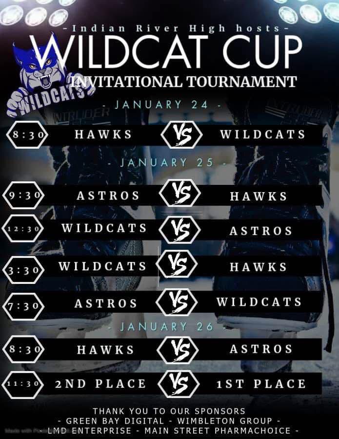 KellyBH4's tweet photo. Let’s go WILDCATS!!!! Interested in some great hockey this weekend? Come on down to Springdale Stadium! @IRH_wildcats https://t.co/vuJPNAvoVT