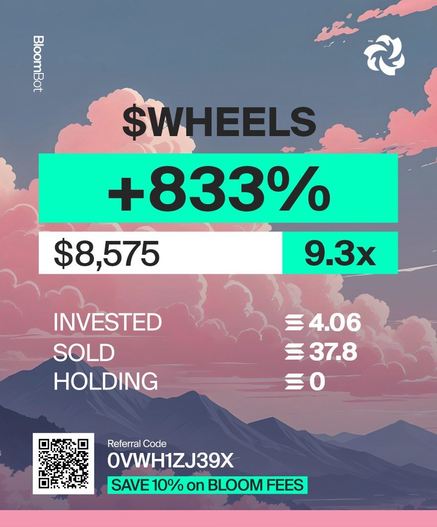 ethanmiklos's tweet photo. $WHEELS https://t.co/Tn5QE7BXrb