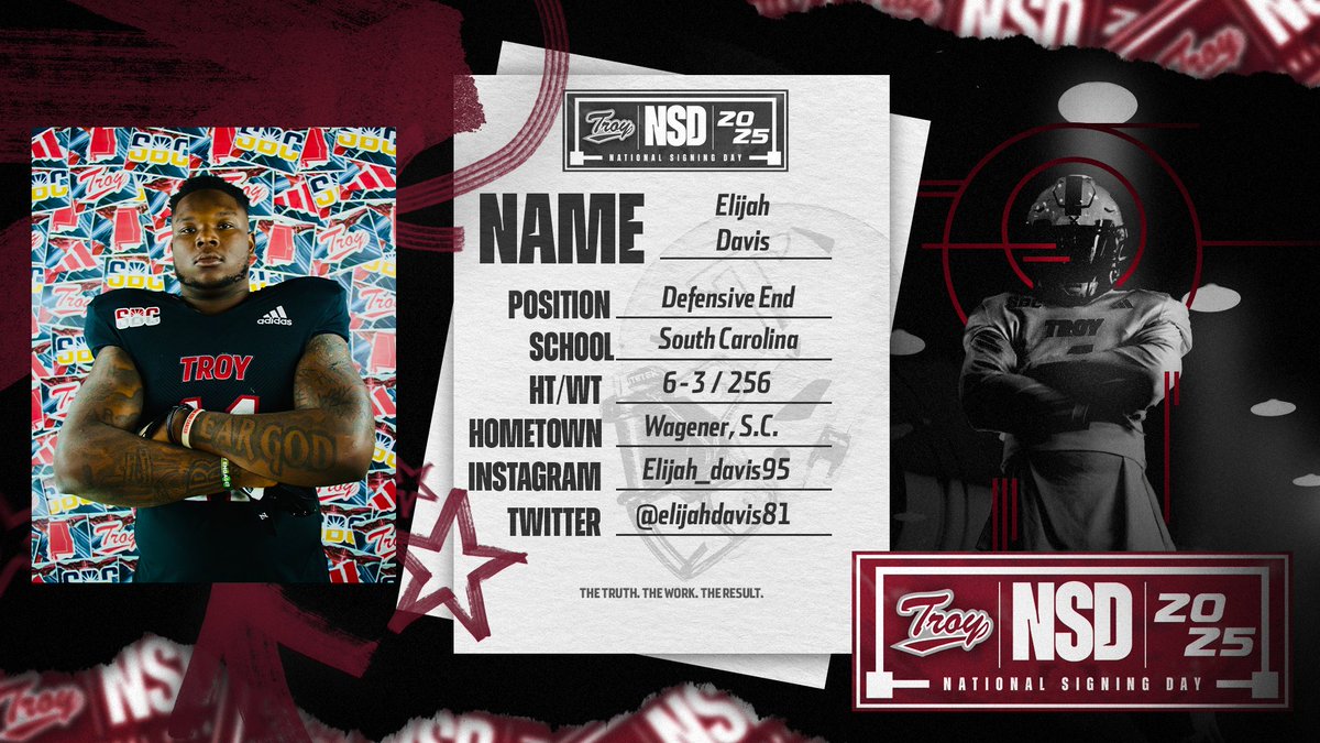 𝘿𝙄𝙁𝙁𝙀𝙍𝙀𝙉𝘾𝙀 𝙈𝘼𝙆𝙀𝙍

Help us welcome Elijah Davis (<a href="/elijahdavis81/">🙏🏾</a>) to the Trojan Family!

#BattleReady | #OneTROY ⚔️🏈