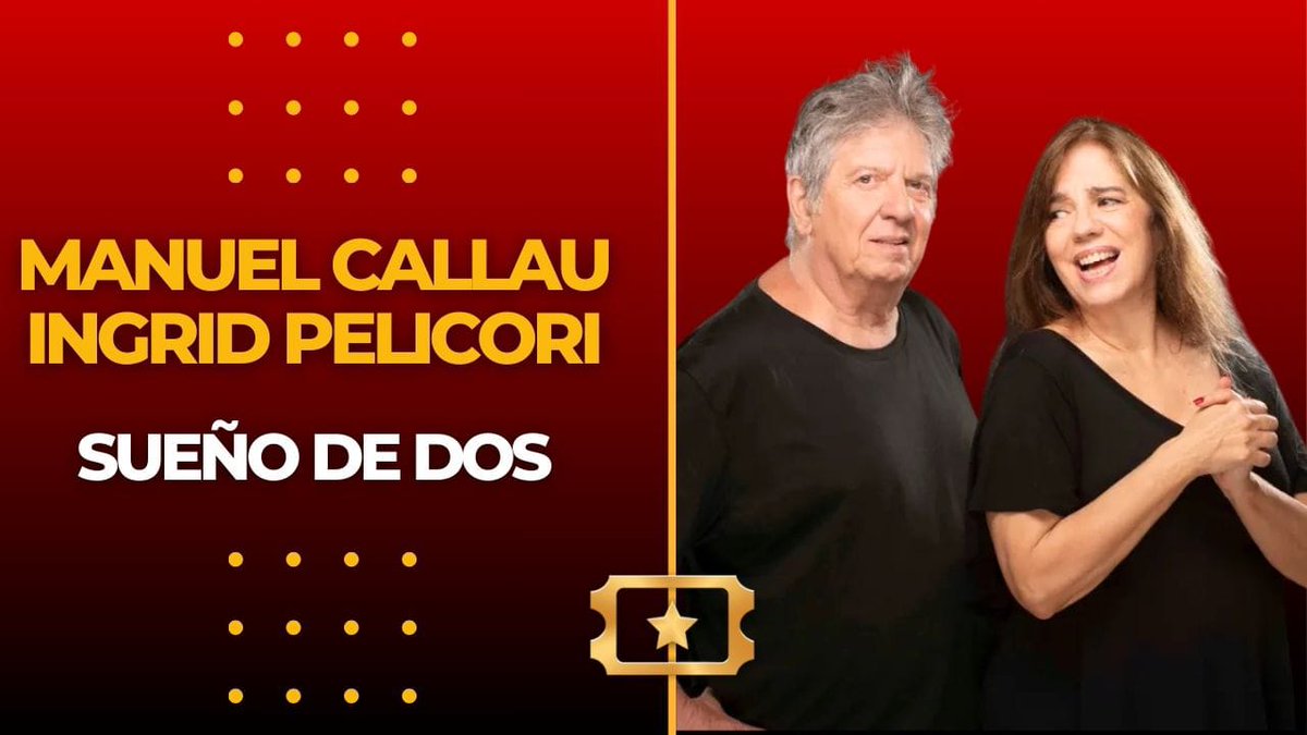 Manuel Callau e Ingrid Pelicori 🎭 Sueño de dos Teatro de alto vuelo en Buenos Aires con magníficas actuaciones en una obra de Mariano Saba y dirigida por Daniel Casablanca.
Entrevista: Javier Erlij 
Edición: Alejandro Ramirez
Abajo enlace a entrevista 👇
youtu.be/Vm8Qod719_0?si…