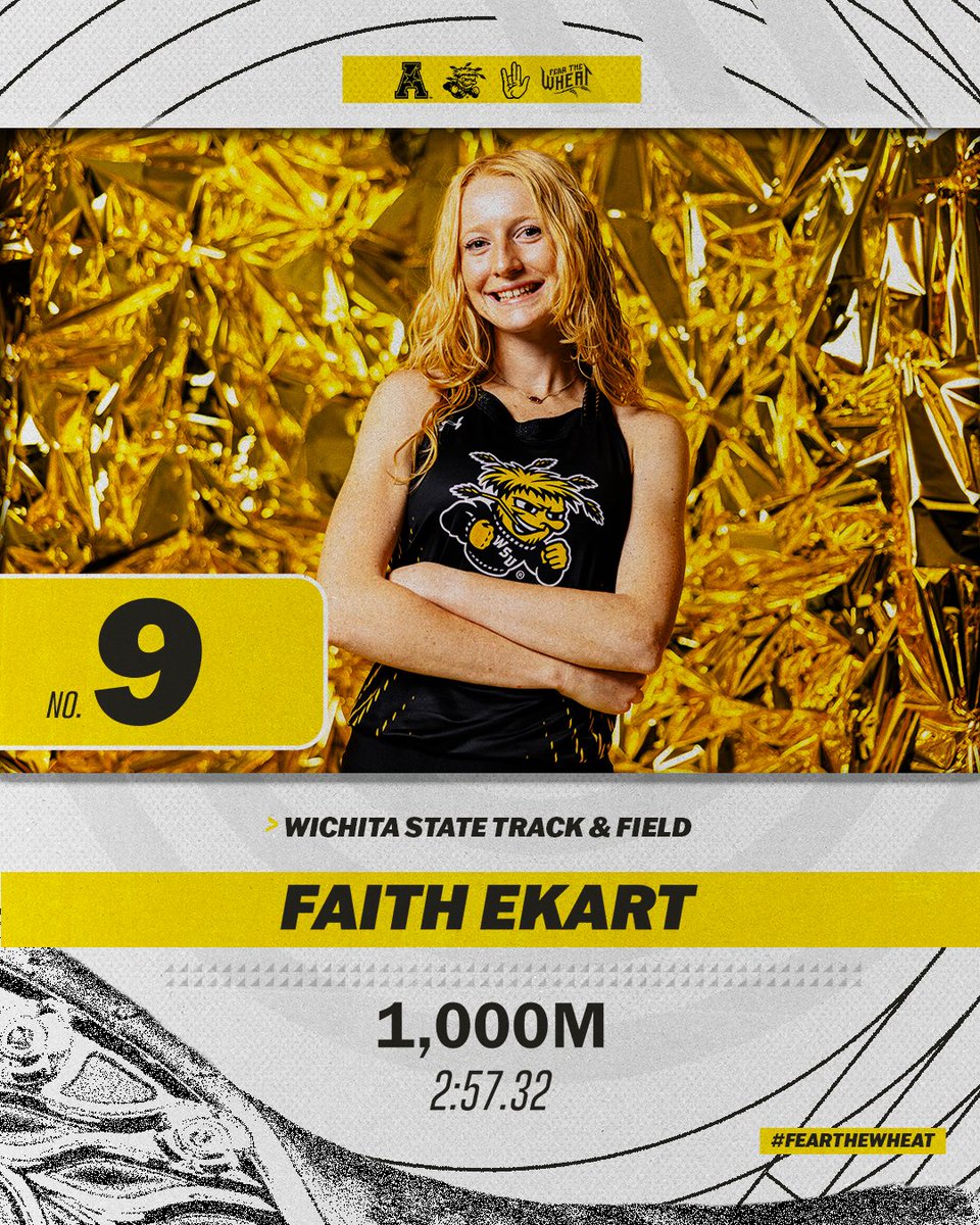 Faith Ekart and Lea Jerkovic go 1-2 in the 1,000, and Faith clocks the No. 9 time in Wichita State history!