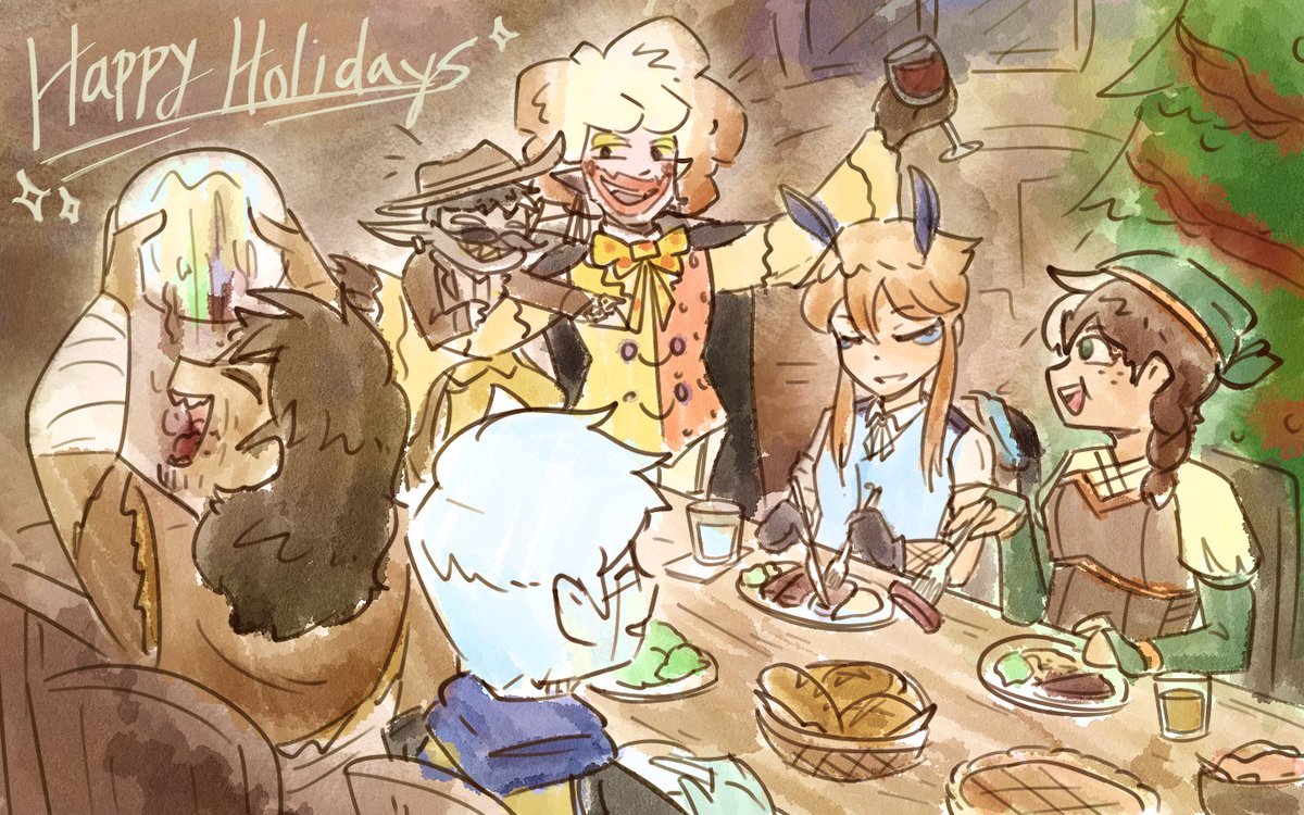 Katmiko_'s tweet photo. Art dump from a dnd campaign I've been in for almost a year now. No party like a SillyGuys Party <3
#dndcharacter #dndoc #dndart https://t.co/O3AGwNABUh