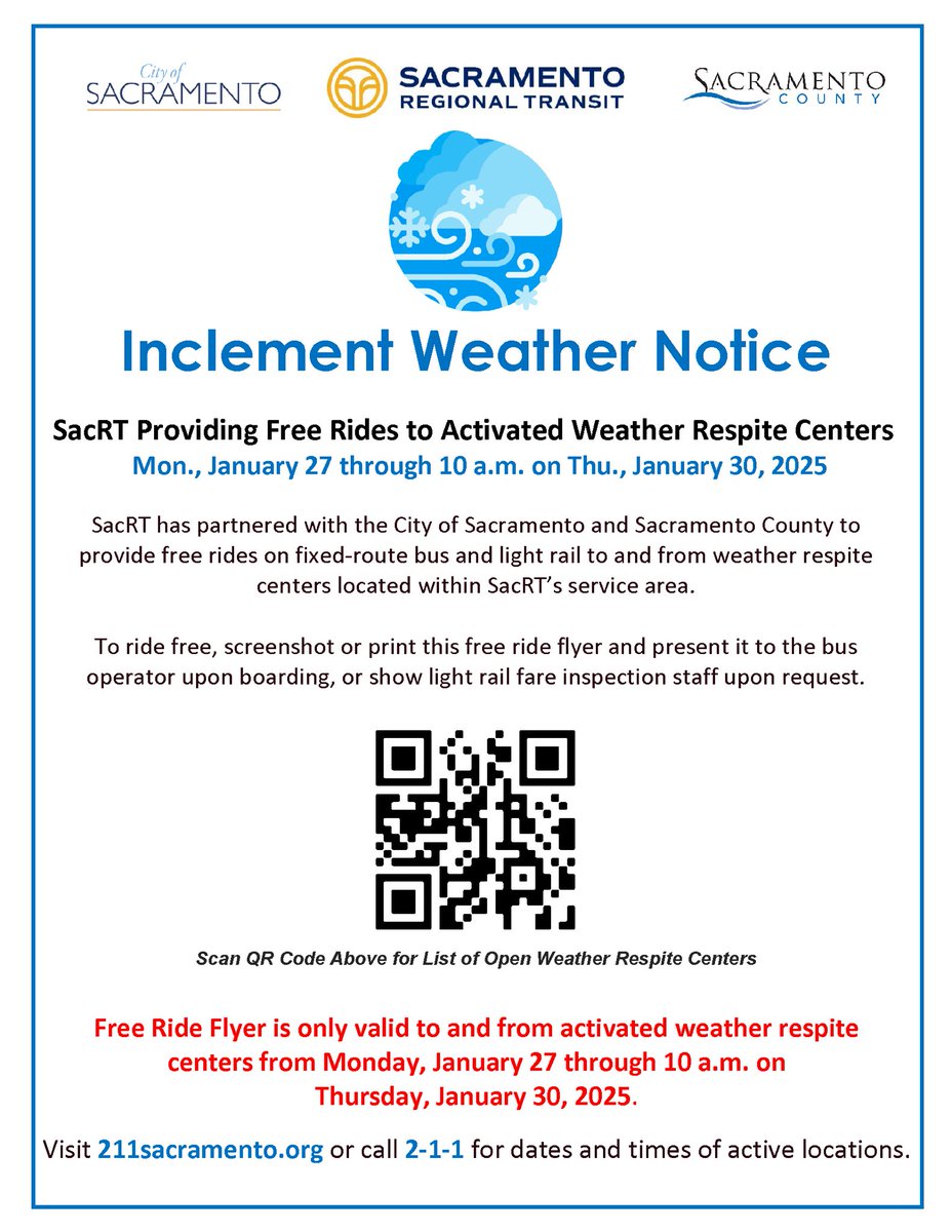 With the continued cold temperatures, the City is extending weather-respite operations at the Outreach and Engagement Center and the North 5th Street Navigation Center.
 
Read more: wp.me/p3ZwPQ-8UN