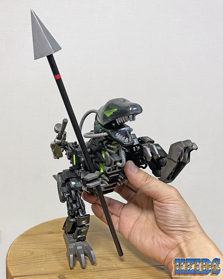 槍持ち初号機デッドボーダー】 可動化させつつ、当日のバトスト体型を
