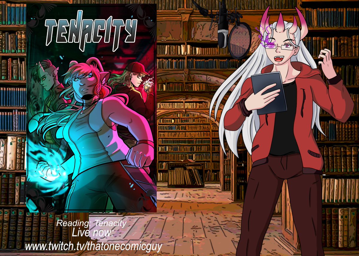 ThatOneComicGuy's tweet photo. And so we begin a new story, one that has been hyped up in so many other comics and I am excited to read it myself. Let's start tenacity by @TENACITY_COMIC, follow her for updates and more!! https://t.co/z1Sw8AO2j6