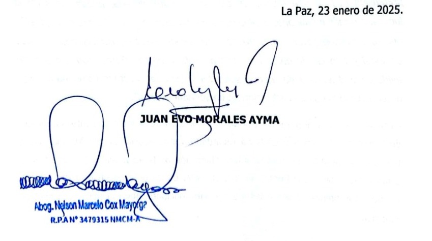 adasil25's tweet photo. En el marco de la cultura de paz y el respeto a la verdad, recibí la retractación del Sr. Juan Evo Morales Ayma, reafirmando que la justicia y la ética en el ejercicio político deben prevalecer sobre la difamación, calumnia y el agravio infundado. https://t.co/Wxzwosjx0Y
