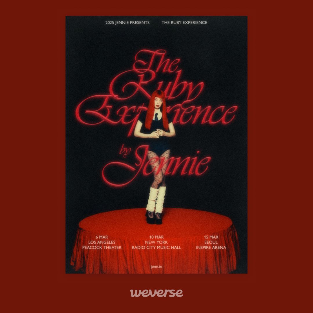 Presale ticket applications open for JENNIE 'The Ruby Experience