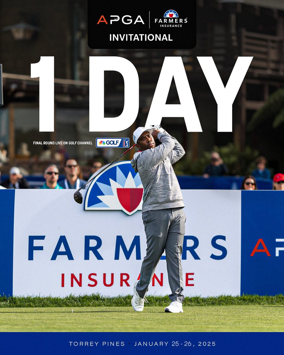 APGA_Tour's tweet photo. It’s almost go time. ⏱️🔥
#APGATour #TorreyPines #FarmersInvitational https://t.co/ALyaUmr726