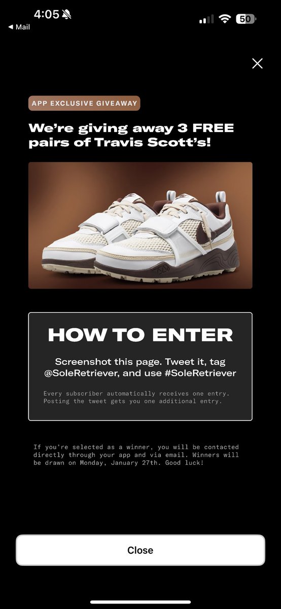 itsmarky_b's tweet photo. @SoleRetriever #SoleRetriever https://t.co/aN1dctBWnr