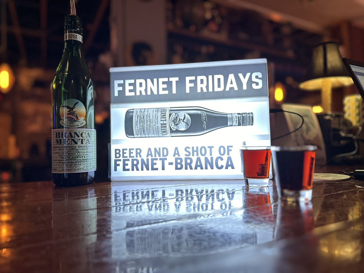 theRIPH's tweet photo. Cheers to Fridays with a @fernetbranca! ππΊπ₯π #craftbeer #cocktails #draftwine #pinball #southside #southsuburbs #blueisland #supportsmallbusiness #supportlocal https://t.co/ON3BwdGuHw