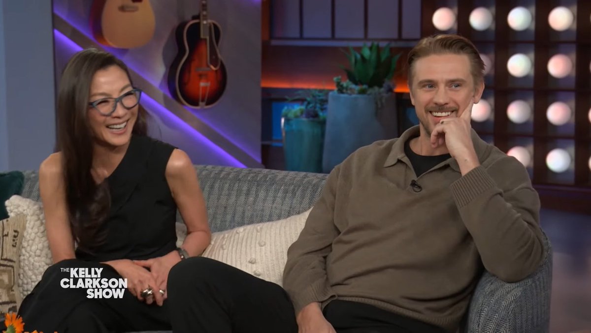 theboydarchives's tweet photo. new ✮⋆˙ — boyd in an interview with michelle yeoh for the kelly clarkson show https://t.co/TtUA3CPW9g