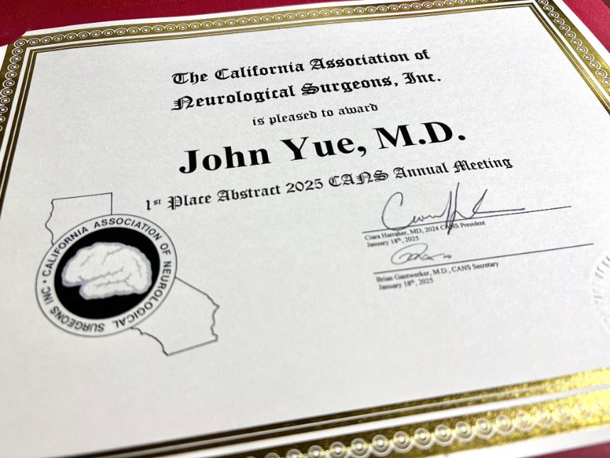 UCSF Neurosurgery (@neurosurgucsf) on Twitter photo Congrats to chief resident <a href="/JohnKYueMD/">John K. Yue, MD</a> on receiving the 1st Place Abstract Award at last weekend's <a href="/CaNeuroSurgeons/">CANS</a> meeting for his abstract “Epidemiology of Intimate Partner and Domestic Violence-Related Traumatic Brain Injury in the United States, 2018-2021.” 🎉 <a href="/RithvikRamesh6/">Rithvik Ramesh</a> Congrats to chief resident <a href="/JohnKYueMD/">John K. Yue, MD</a> on receiving the 1st Place Abstract Award at last weekend's <a href="/CaNeuroSurgeons/">CANS</a> meeting for his abstract “Epidemiology of Intimate Partner and Domestic Violence-Related Traumatic Brain Injury in the United States, 2018-2021.” 🎉 <a href="/RithvikRamesh6/">Rithvik Ramesh</a>