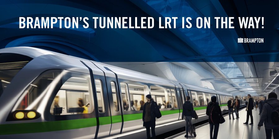 “<a href="/bramptondtbia/">Downtown Brampton</a> is thrilled by this monumental transit investment by the provincial government that will strength and unlock our city's downtown potential as an economic powerhouse." - Louroz Mercader, Executive Director #Brampton🔗: ow.ly/YK3C50UMNiB