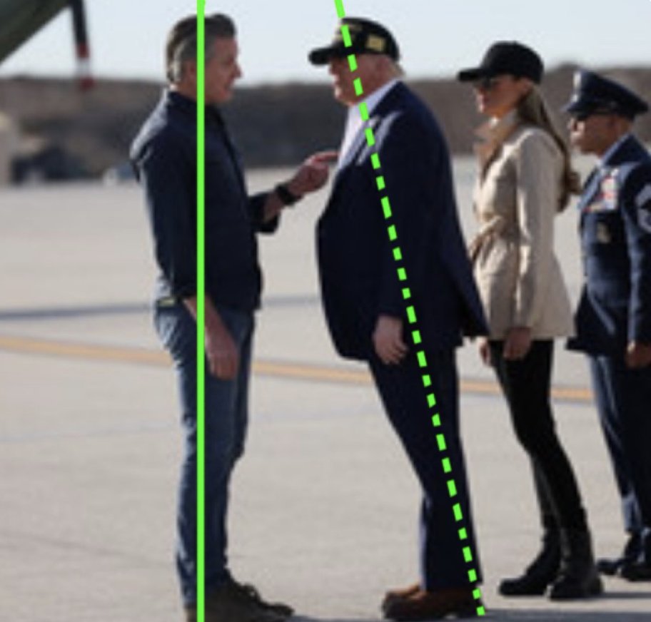 ArtCandee's tweet photo. Donald Trump doing his weird lean with Gavin Newsom.

Methinks Donald isn't well. https://t.co/OZ2JTdwGeu
