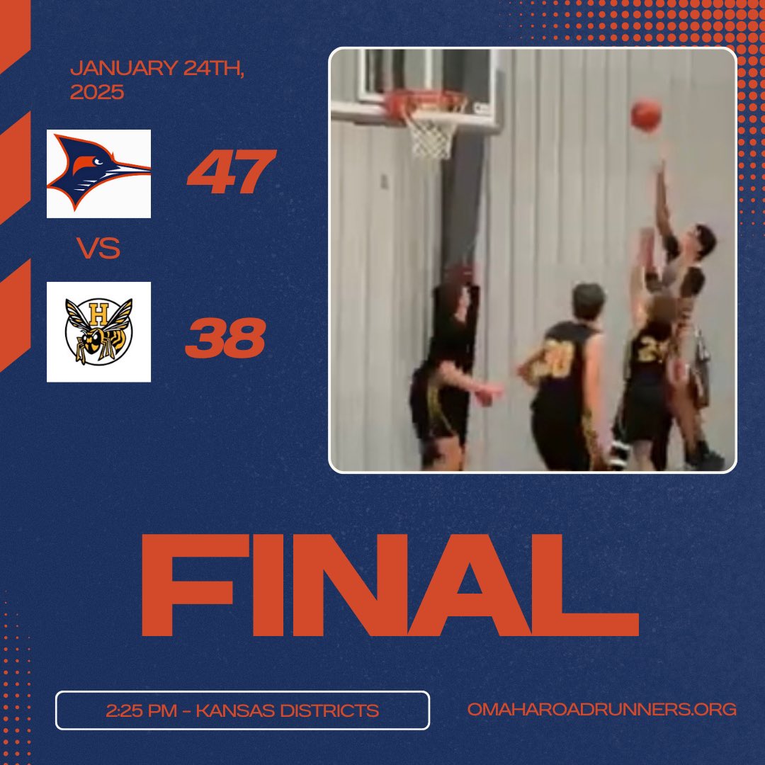 Omaha Roadrunners (@oroadrunners) on Twitter photo Omaha Roadrunners 18u Boys hold off a late comeback from NWA hornets to advance to the second round of the Kansas River District tournament.
<a href="/NCHBCLive/">HomeSchoolBasketball</a> <a href="/NchbcL/">NCHBC Livestream</a> Omaha Roadrunners 18u Boys hold off a late comeback from NWA hornets to advance to the second round of the Kansas River District tournament.
<a href="/NCHBCLive/">HomeSchoolBasketball</a> <a href="/NchbcL/">NCHBC Livestream</a>