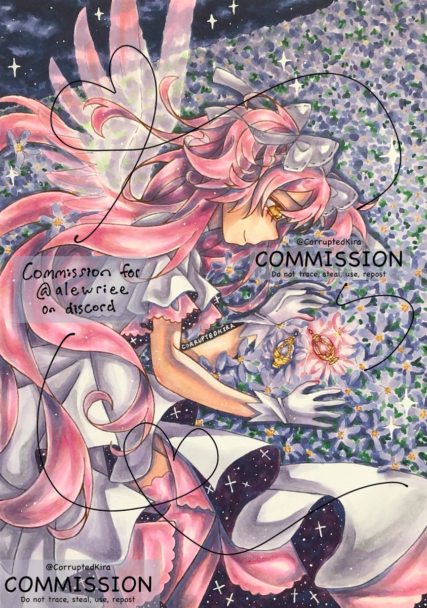 CorruptedKira's tweet photo. Commission for alewiee on discord   

Thx for commissioning me    

Info  
-thigh up
-colored  
- complex bg
-character: Madoka from Puella Magi Madoka Magica
-payment: robux 

#robux #robuxcommissions #madoka #MadokaMagica https://t.co/eNKWCDSx2e