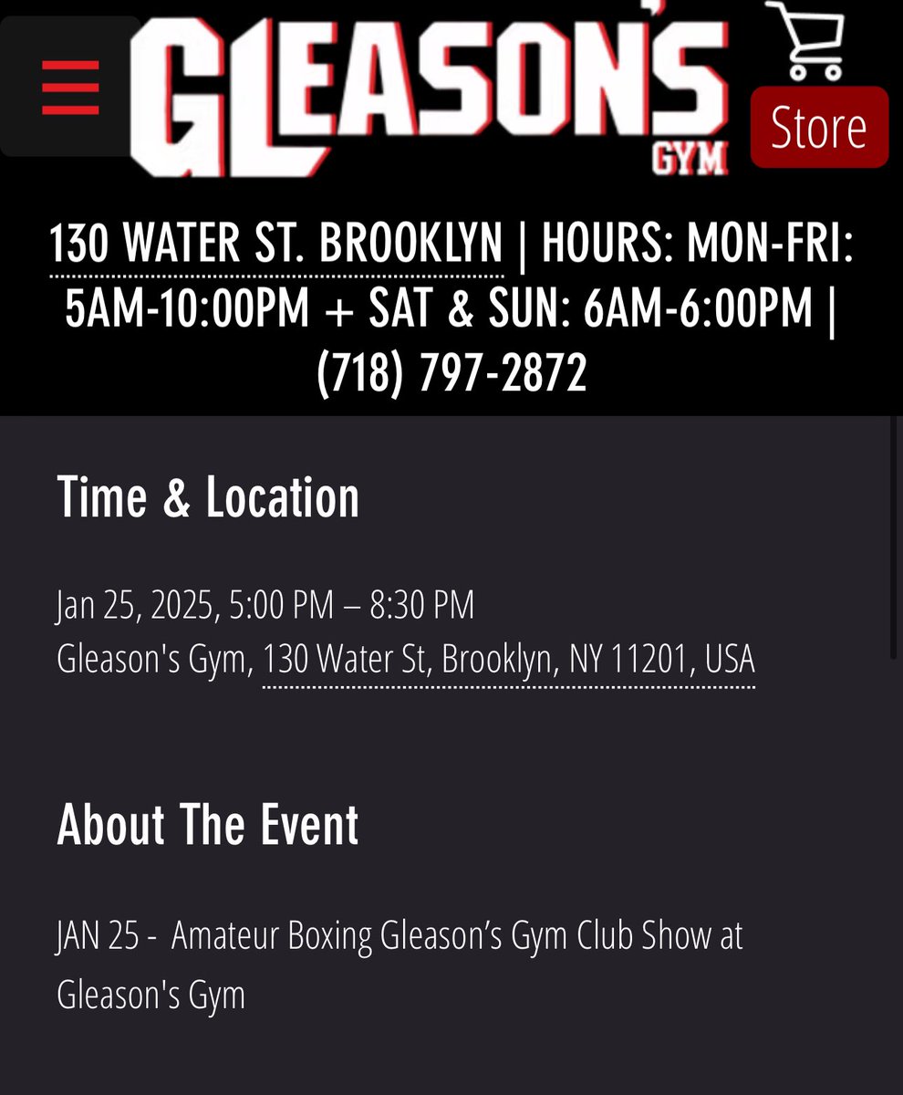 Gleason's Gym Inc. tweet media