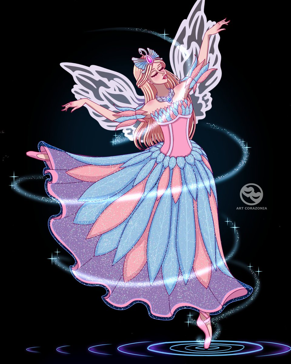 artcorazonia's tweet photo. Mi versión// Barbie of the swan lake 🦢🩰👑
#swanlake #Barbiemovie #barbieoftheswanlake #fanartbarbie #digitalart #art #artwork #DigitalArtist #barbielagodeloscisnes #opencommission #art #fantasia #ballet https://t.co/Fqu5fsSuDh