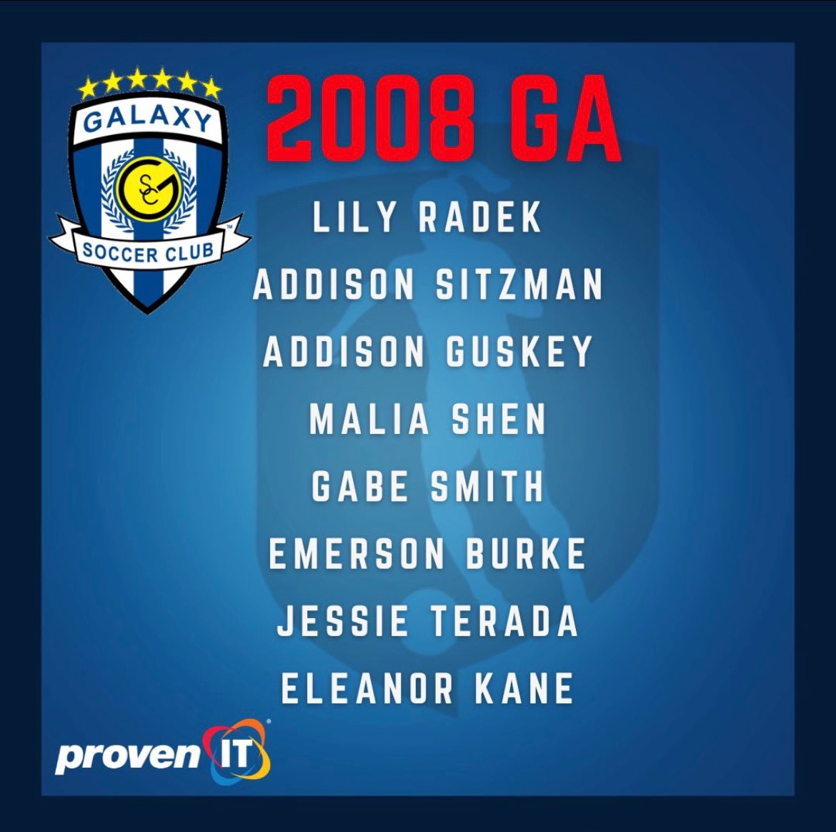 Lily Radek (@lilyradek44) on Twitter photo So blessed to be chosen for the GA Midwest Talent ID event in Iowa next weekend!
<a href="/GalaxySCIL/">Galaxy Soccer Club</a> <a href="/TopDrawerSoccer/">TopDrawerSoccer</a> <a href="/PrepSoccer/">Prep Soccer ⚽️</a> <a href="/ImYouthSoccer/">ECNL/GA/Recruiting/College Soccer</a> <a href="/GalaxySC_08GA/">GalaxySC 08 GA</a> <a href="/GAcademyLeague/">Girls Academy</a> So blessed to be chosen for the GA Midwest Talent ID event in Iowa next weekend!
<a href="/GalaxySCIL/">Galaxy Soccer Club</a> <a href="/TopDrawerSoccer/">TopDrawerSoccer</a> <a href="/PrepSoccer/">Prep Soccer ⚽️</a> <a href="/ImYouthSoccer/">ECNL/GA/Recruiting/College Soccer</a> <a href="/GalaxySC_08GA/">GalaxySC 08 GA</a> <a href="/GAcademyLeague/">Girls Academy</a>