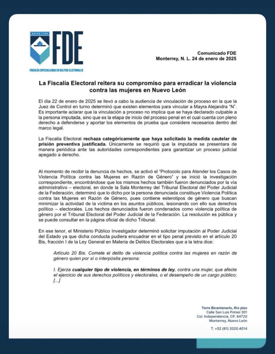 nancyolguinsn's tweet photo. @Claudiashein Minimizar o invisibilizar acciones de violencia no ayuda a erradicar la violencia contra las mujeres ni a garantizar que puedan participar libremente. 

No desincentivemos que las víctimas denuncien a quienes, por torpeza o desconocimiento de la ley, actúan y ejercen violencia. 

#JusticiaParaLily #SoyResistencia