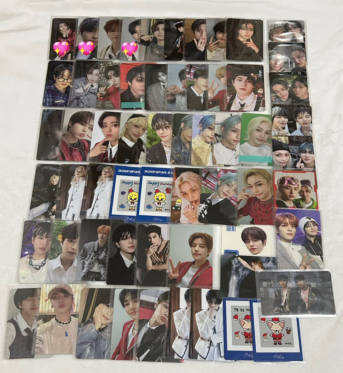mimio1104's tweet photo. @skzoo_12345 検索より失礼いたします！
💖をつけさせて頂きましたトレカを買取させて頂きたい場合全部でおいくらでしょうか？
お手隙の際にお返事頂けますと幸いです🍀 https://t.co/raYnc7Gm0y