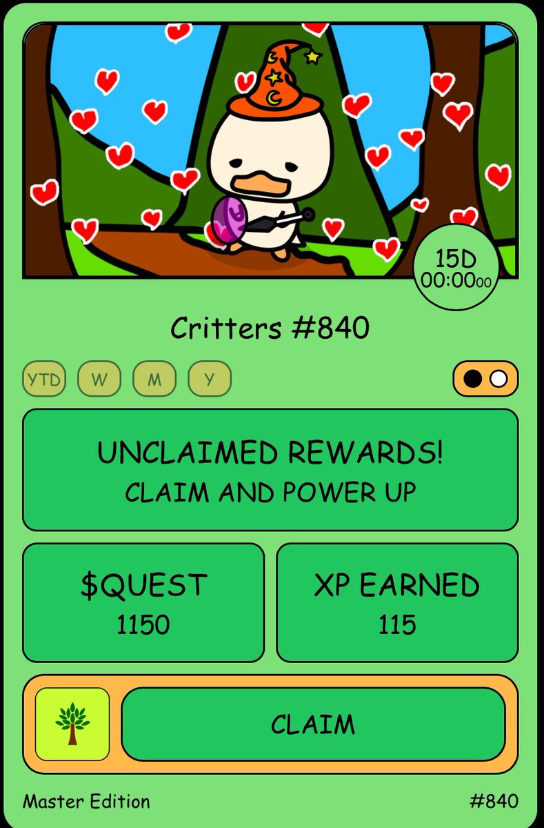 Alco_Gel's tweet photo. Big time rewards for Day 3 of the @crittersquest genesis quest!  I don’t have the largest following but we have a tight knit group in the Amethyst Faction and with the whole community as well. Here’s to day 4! https://t.co/6Dx0vq2DOE