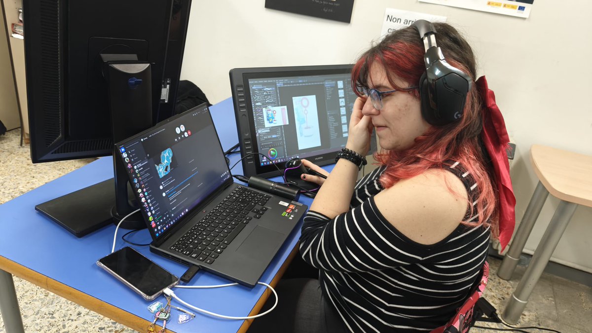 La asistencia de la #GlobalGameJam2025 este año ha sido tremenda! Hemos llegado a los 60 asistentes! Aun estais a tiempo de apuntaros, estaremos todo el fin de semana en la Casa Azul de Pontevedra!