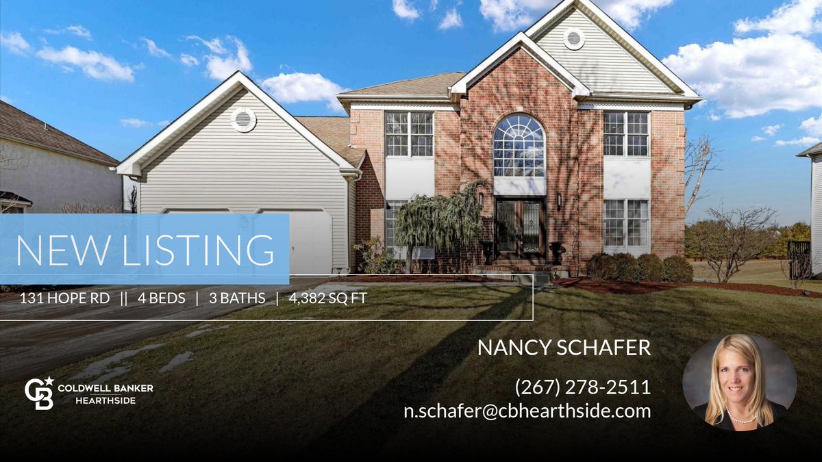Nanschafer's tweet photo. Take a look at this great new listing that just hit the market. Reach out here or at (267) 278-2511 for more information!!

Do you have questions about buying a home or selling your current home? Let's talk. 

Nancy... https://t.co/CtfDa8goFj https://t.co/45pdJCR3WV