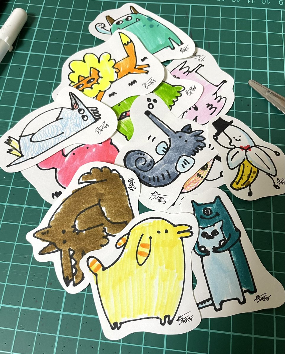 イベントにてお配りする手描きシールのリクエストお待ちしております🫶
(画像はイメージ) 