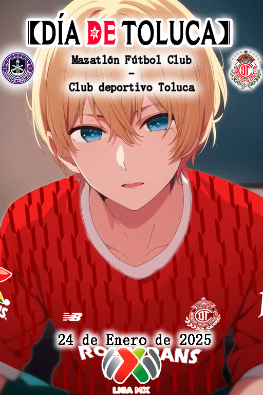 DiaDeToluca's tweet photo. ❤️ 𝐃𝐢𝐚 𝐝𝐞 𝐓𝐨𝐥𝐮𝐜𝐚 #DiaDeToluca ❤️

Jornada 3 de la @LigaBBVAMX 

@MazatlanFC⚓ VS @TolucaFC 🔥

#SomosElToluca #TuMismaSangre #DiablosTwitteros #Anime #OshiNoKo #AQUA #HusbandWife https://t.co/S4RPpKpq9c