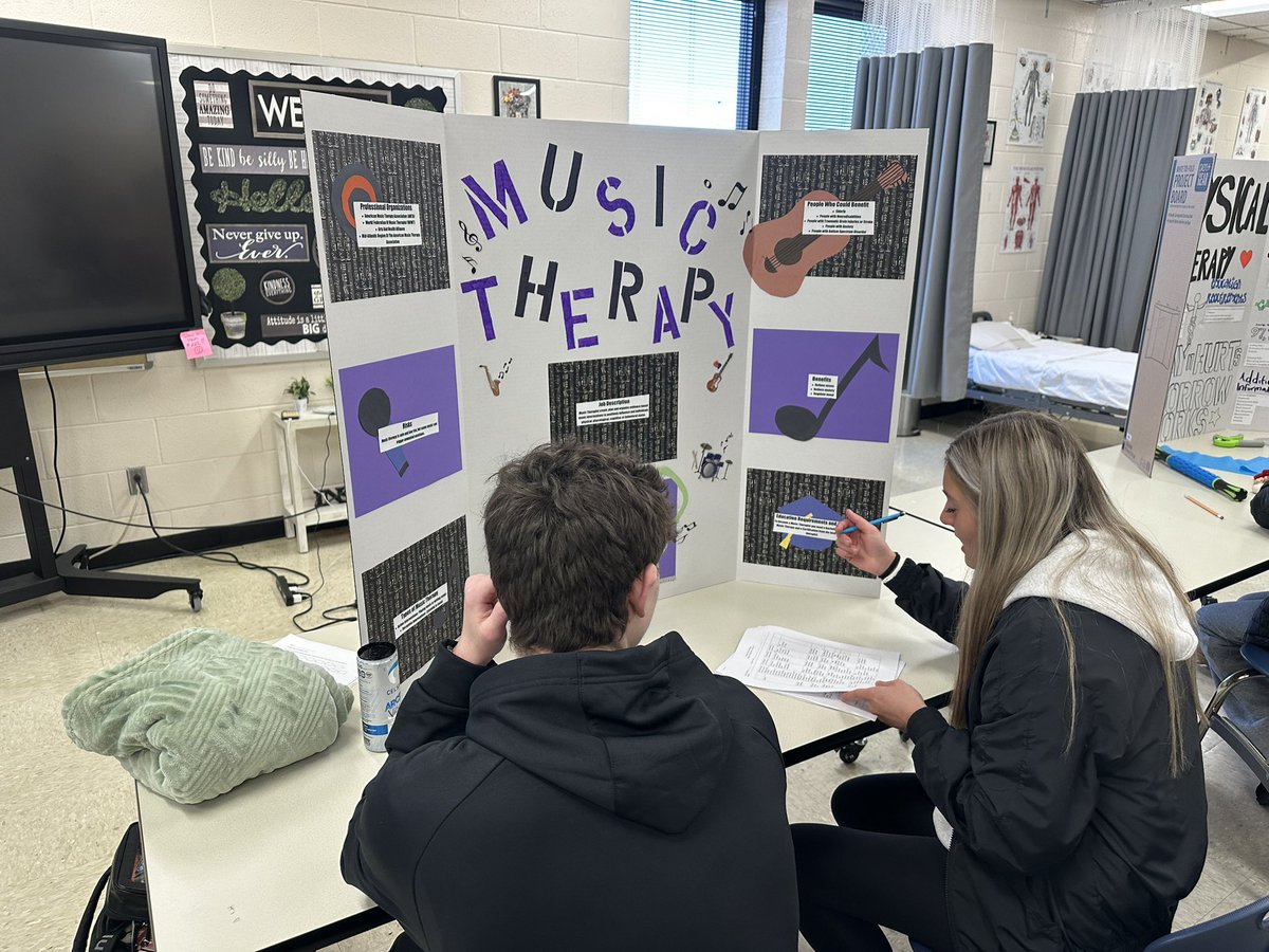 Peer reviews on career displays.