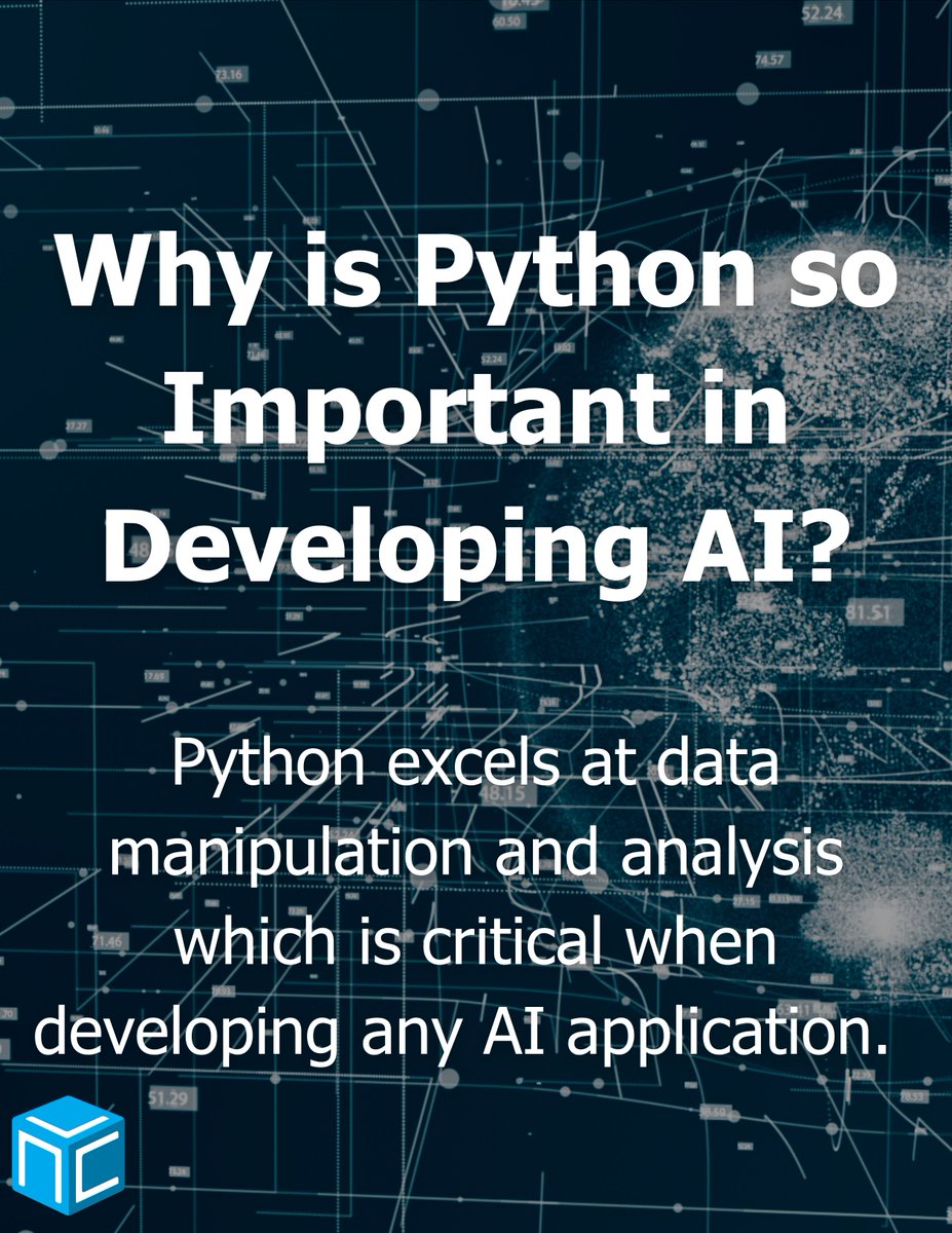 NCLabEdTech's tweet image. These capabilities are essential for building any successful AI application. With its simplicity and powerful libraries, Python is the go-to language for AI developers!

Want to dive into AI? Learn Python and start shaping the future today! 

#Python #AI #ArtificialIntelligence